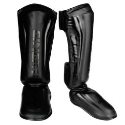Caneleiras de couro pu para boxe mma muay thai, treinamento de luta, protetor de perna em espuma almofadas para artes marciais, homens e mulheres - Image 2