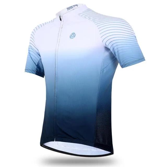 Camisa de Ciclismo Pro West Biking para Verão - Roupas Respiráveis e de Secagem Rápida para Homens