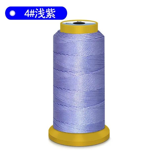 Fio de poliéster para costura e bordado - alta velocidade, ideal para artesanato e joias, disponível em 0.2mm, 0.5mm, 0.7mm e 1mm por rolo
