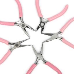 Alicate de fio de aço inoxidável para fazer jóias DIY, equipamento rosa, ferramentas manuais, corte final, feito à mão - Image 3