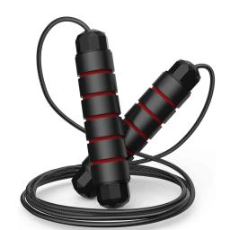 Corda para pular sem emaranhamento, velocidade rápida, corda de pular com rolamentos para esferas, corda de aço para ginástica, fitness, exercício em casa, corpo fino - Image 1