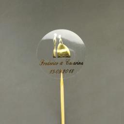 Adesivos personalizados para casamento e noivado, favores de festa, aniversário, Hennaday, batismo, 3cm, 4cm, 5cm, 50 - Image 4
