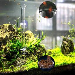 Tubo de alimentação de camarão de vidro transparente para aquário, suporte de tubo alimentador de alimentos com ventosas, suprimentos de tubo alimentador de vidro para tanque de peixes de camarão - Image 5