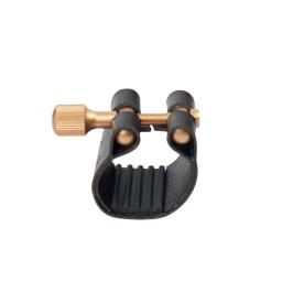 Prendedor de ligadura de couro dos acessórios do saxofone de soprano sax com tampão plástico - Image 5