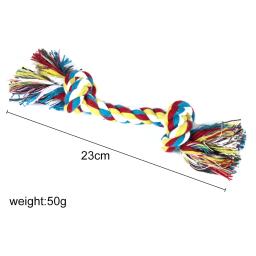 Brinquedo para animais de estimação, suprimentos para cães, animais de estimação, cão, filhote de cachorro, brinquedo durável, corda de osso trançada, ferramenta engraçada (cor aleatória), 32cm, 1 peça - Image 6