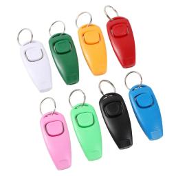 Pet cão apito e clicker filhote de cachorro parar barking ferramenta de auxílio à formação clicker portátil trainer produtos para animais de estimação suprimentos 1 pc - Image 1