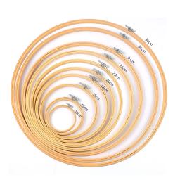 DIY Bordado Hoop Ferramenta Artesanato, Ponto Cruz, Círculo Tradicional Chinês, Moldura Redonda De Bambu, Ferramentas De Costura De Madeira, Decoração De Casa, 36cm - Image 1