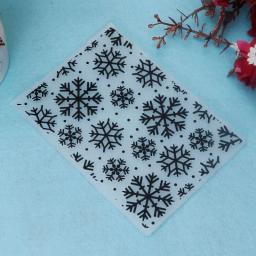 Molde de plástico para scrapbook, forma para decoração caseira de fotos, cartão de papel, artesanato, natal, flocos de nece - Image 5