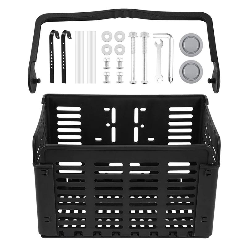 Cesto dobrável para bicicleta west biking, cesta de bagagem traseira para ciclismo, mtb, acessório para guidão e armazenamento frontal - Image 1