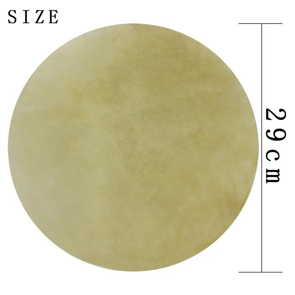 Buffalo Couro Drum Skin para Africano Drum, instrumentos de percussão, 29cm, 31cm de diâmetro, 2PCs - Image 1