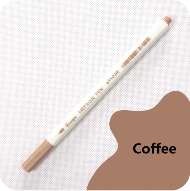 Caneta Caligráfica de Metal com Ponta Macia para Artistas e Estudantes - Ideal para Pintura, Desenho e Escritório