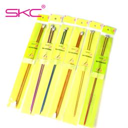 SKC 35 Agulhas De Tricô cm 30 pçs/set Alumínio Crochet Ganchos Agulhas de Tricô Em Linha Reta de Alta Qualidade Única Cabeça de Agulhas de Tricô - Image 2
