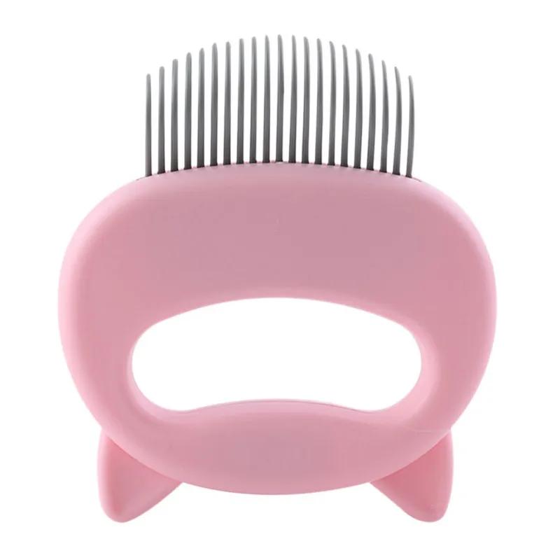 Escova de massagem para animais de estimação, pente em forma de concha, removedor de pelos de cães e gatos, ferramenta de massagem, 1 peça - Image 1