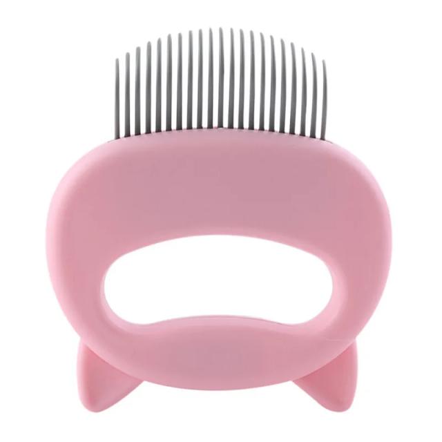 Escova de Massagem em Forma de Concha para Remover Pelos de Cães e Gatos
