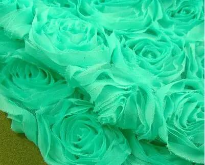 Decoração de Casamento: Flores de Tecido com Laço para Vestidos e Festas em Patchwork 3D, 100x130cm, Atacado