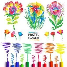Pastéis de Óleo artes Set,50 Cores Desenho Set, Mais Grosso Refil Caneta de Cor Giz Pastel Chalk Colori Pastelli Papelaria Da Escola Dos Miúdos - Image 5