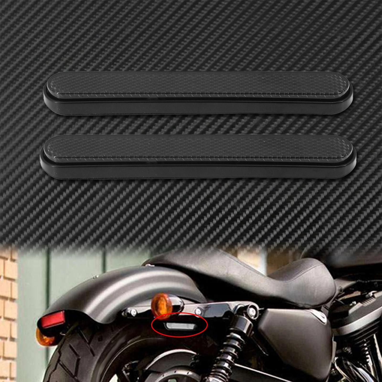 Forquilha e refletor dianteiro para motocicleta, adesivo tipo alforje, pernas inferior, aviso de segurança para harley sportster 883 softail dyna torneira - Image 1