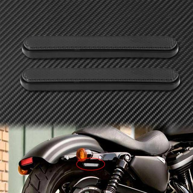 Forquilha e Refletor Dianteiro para Motocicleta: Adesivo para Alforje e Aviso de Segurança para Harley Sportster 883, Softail e Dyna