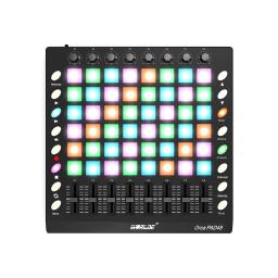Worlde midi controlador novo prateleiras 48/64 midi tambor almofada controlador usb com backlight slider instrumentos musicais eletrônicos - Image 1