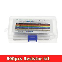 600 pçs/lote 30 Valores * 20pcs 1% 1/4 W conjunto de pacote de resistor diy kit de resistor de filme de metal usar resistência de anel colorido (10 ohms ~ 1 M ohm) - Image 3