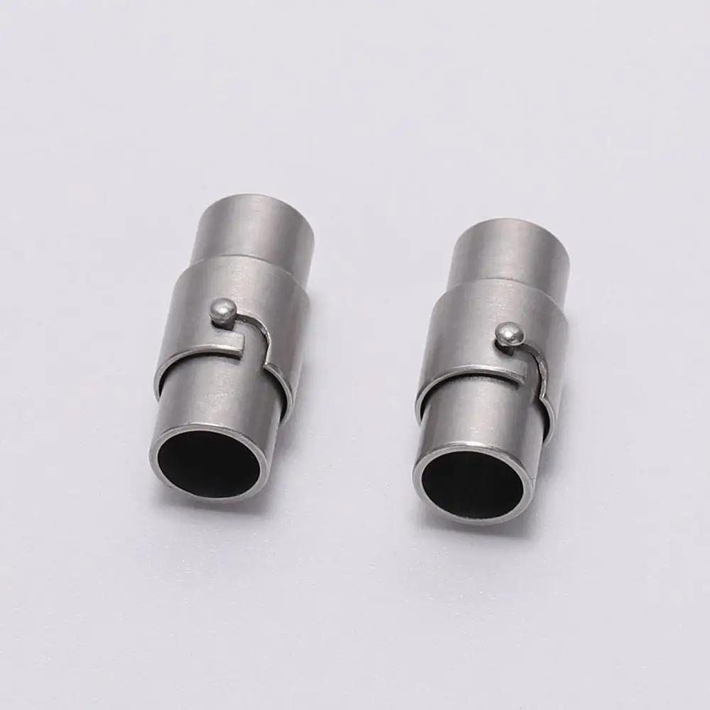Fechos magnéticos fortes de 3-10mm, fechos com mecanismo de bloqueio, tampa de couro, conectores para fazer joias diy, acessórios de 10 peças - Image 1