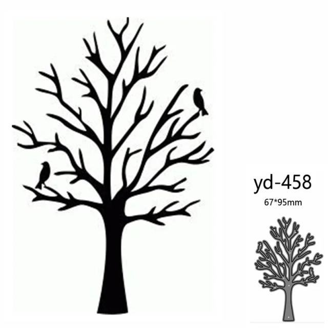 Faca Molde para Scrapbook: Cortes de Metal para Decorações de Árvore em Papel Ofício
