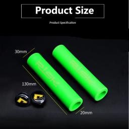 Punhos da bicicleta do silicone MTB, guiador da esponja, freio ultraleve macio, punho da luva do silicone, antiderrapante, 1 par - Image 4