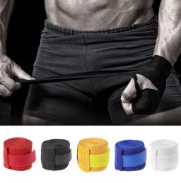2.5m algodão bandagem boxe pulso bandagem envoltório mão combate proteger boxe kickboxing muay thai handbands luvas de treinamento - Image 3
