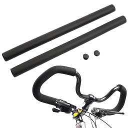 Punhos do guiador da bicicleta, tampa da esponja, espuma macia, matte, antiderrapante, acessórios do ciclismo, 22.2mm, 1 par, novo - Image 5