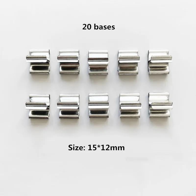 De madeira Velas Pavio com Tab Sustainer, DIY Vela Fazendo Suprimentos, Cera De Parffin De Soja, DIY Material De Vela, 20Pcs - Image 1