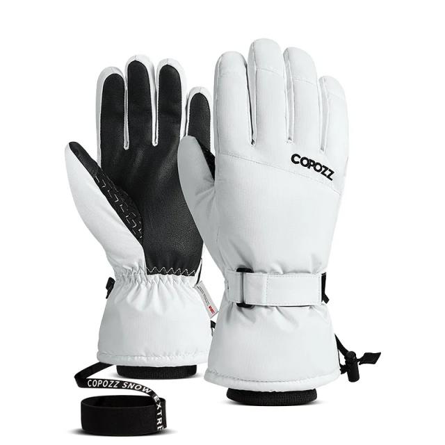 Copozz Luvas de Esqui Ultraleve à Prova d'Água Inverno Quente para Homens e Mulheres