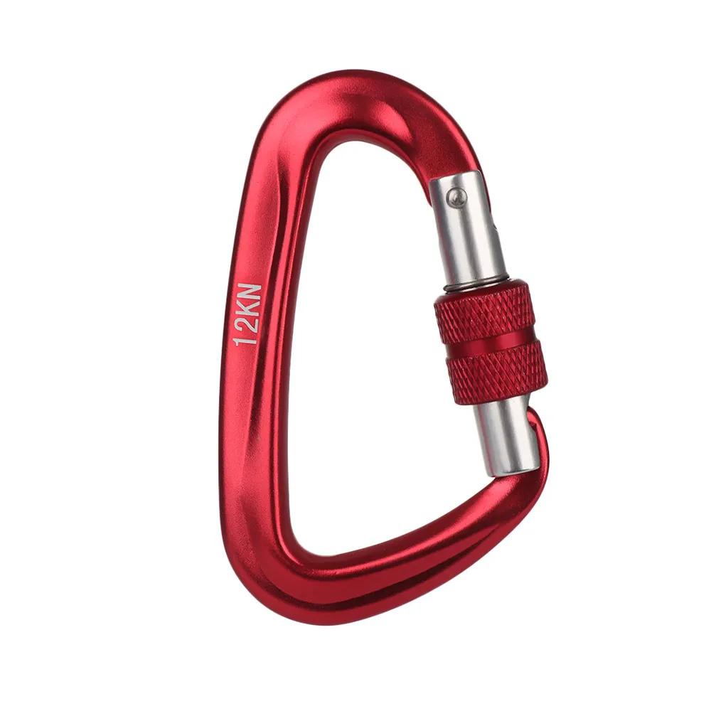 D Forma Mosquetão de Segurança Profissional, Chave Ganchos, Escalada Segurança, Master Lock, Outdoor Montanhismo Ferramenta de Proteção, 12 KN, 24 KN, 25KN - Image 1