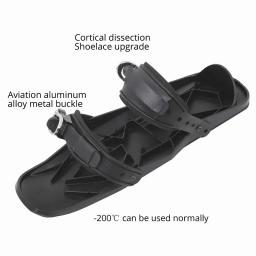 Mini patins portáteis para neve, Snowboard de neve único para todos os tipos de esqui, estilo novo, 2021 - Image 2