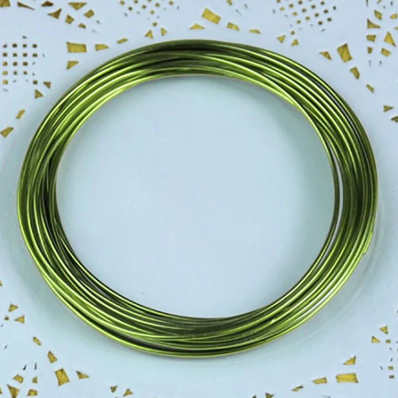 Fios De Decoração De Bonsai De Alumínio Anodizado Fio De Treinamento De Bonsai Fio De Jardim De Flor Fio De Alumínio DIY 5m Rolls - Image 1