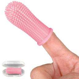 Escova de dentes para animais de estimação, escova de dedo para gato, cachorro, mal hálito, ferramenta de cuidados com o tártaro, inovação, 360 graus, de silicone, luva de limpeza, suprimentos para animais de estimação - Image 2