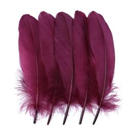 10/50/100 peças penas de ganso naturais tingidas várias penas para artesanato joias de casamento acessórios de festa 15-20cm/6-8 polegadas - Image 1