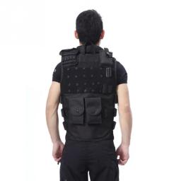 Colete tático preto genuíno masculino, modelo à prova de balas, Cs Protective Equipment - Image 4