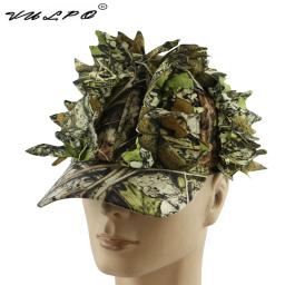 Camuflagem tático ao ar livre Cap com folha Bionic, caça chapéu, sniper, selva escondida - Image 6