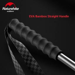 Naturehike-Outdoor Ultraleve Walking Stick, Portable Caminhadas Fibras de Carbono, Trekking Poles, Seção 3, Outer Lock Stick, Ski Stick - Image 5