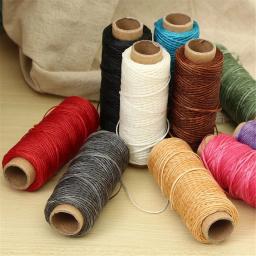 Fio de algodão encerado para artesanato, linha de costura à mão, acessórios de material para artesanato, rolo de 30m 150d (1mm) - Image 1