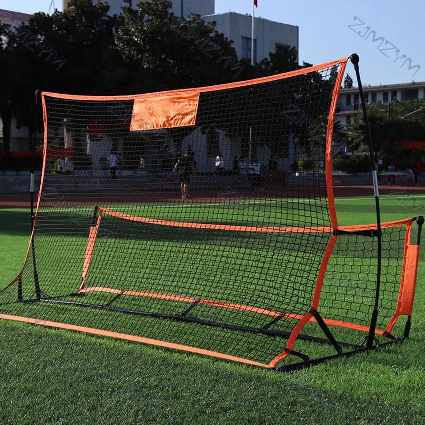 Rede portátil do futebol para a formação exterior, alvo do futebol, Rebounder do futebol, cargo do objetivo, porta do futebol, pé da ajuda-ferramenta líquida, 1,8 m, 2,1 m - Image 1