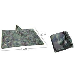 Multifunções Militar Camo Capa De Chuva capa de Chuva Poncho capa de Chuva Das Mulheres Dos Homens À Prova D' Água para Camping Pesca Motocicleta плащ дождевик - Image 6