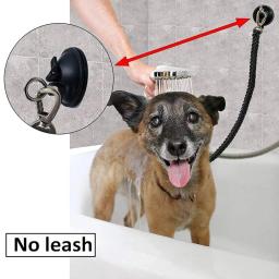 Pacote com 2 ventosas de sucção para cães, kit com gancho para banho e contenção de animais de estimação, correias de fixação para o banho - Image 5