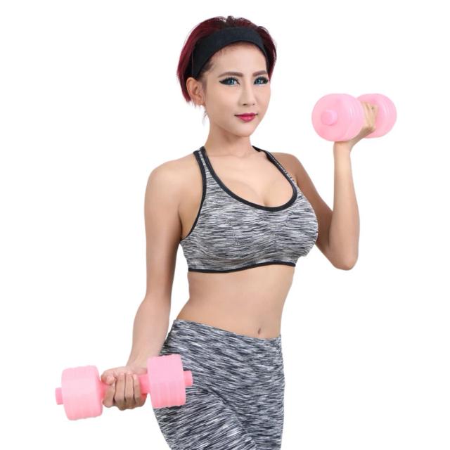 Halteres Ajustáveis para Treinamento em Casa: Garrafa de Plástico para Exercícios de Yoga e Musculação