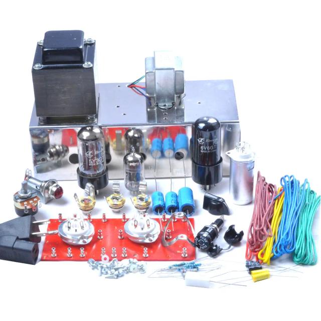 Amplificador DIY de Guitarra 5F1 Tweed Champ dos Anos 60 com Kit Completo e Chassis