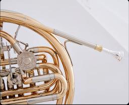 4 teclas bb/f duplo bach chifre francês latão cor dourada instrumento musical profissional com estojo - Image 3