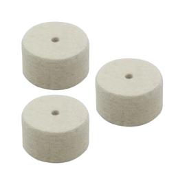 3 peças tambor pedal batedor martelo feltro almofada instrumento de percussão acessório 49x30x6mm - Image 4