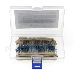 600 pçs/lote 30 Valores * 20pcs 1% 1/4 W conjunto de pacote de resistor diy kit de resistor de filme de metal usar resistência de anel colorido (10 ohms ~ 1 M ohm) - Image 4