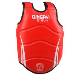 Guarda no peito boxe mma kickboxing corpo colete protetor artes marciais wtf reversível rib shield taekwondo treinamento alvo uniforme - Image 3