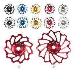 Lixada-Desviador Traseiro De Liga De Alumínio, Rolamento De Cerâmica MTB, Jockey Wheel, Guia De Bicicleta De Estrada, 11T, 13T, CNC 7075, 1Pc - Image 1